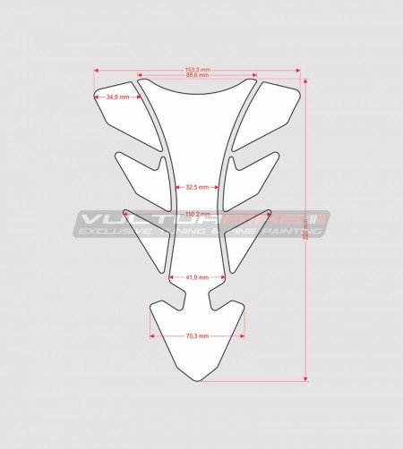 Proteggi serbatoio medio/grande universale multicolor 
