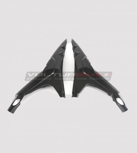 Protecteurs de monture de selle en carbone - Ducati Panigale V4 / V4S / V4R