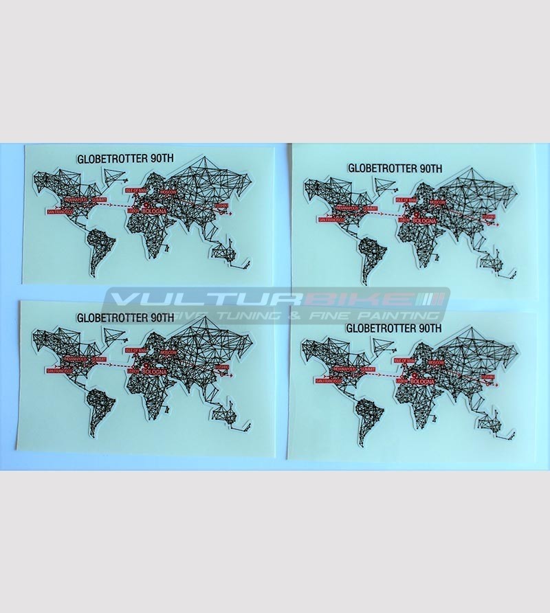 Globetrotter 90 TH kit de pegatinas - Ducati Multistrada 1200/1260 