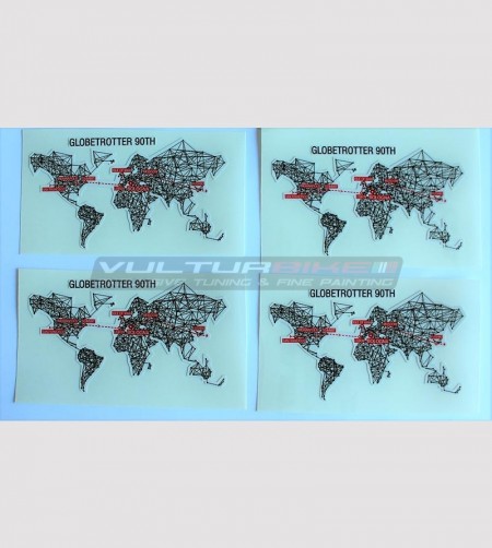 Stickers kit Globetrotter 90 TH - Ducati Multistrada 1200/1260 