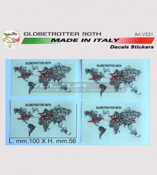 Globetrotter 90 TH Sticker-Kit - Ducati Multistrada 1200/1260 