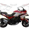 Stickers kit Pikes Peak design - Ducati Multistrada 1200 2010/14 