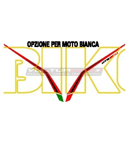 Adesivo per cupolino rossonero - Ducati Multistrada 1200 2010/2014 