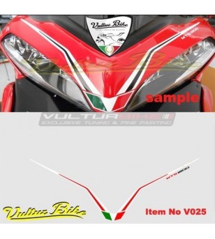 Autocollant rouge bulle - Ducati Multistrada 1200 2010/2014 