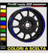 Profils adhésifs pour roues de voiture Fiat 500 esseesse 