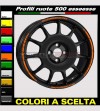 Adhesive profiles for Fiat 500 Esseesse cars wheels 