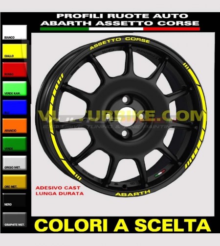 Klebeprofile für Fiat abarth Autoräder 