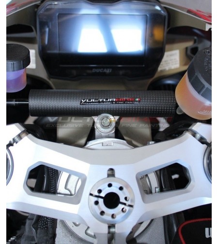 Steering damper cover in carbon fiber - Ducati Panigale V2 / V4