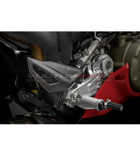 Carbon heel guards - Ducati Panigale V4 / V4S / V4R / Streetfighter V4 