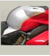 Grau schwarz Carbon Custom Tankabdeckung - Ducati Panigale V4 / V4S / V4R / Streetfighter V4 