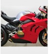 Grau schwarz Carbon Custom Tankabdeckung - Ducati Panigale V4 / V4S / V4R / Streetfighter V4 