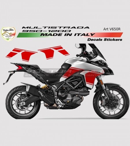 Kit Adesivi Fiancate - Ducati Multistrada 950 fino al 2018 / 1200 DVT
