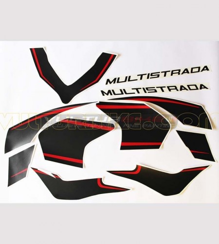 Nouveau kit autocollant design r/n - Ducati Multistrada 1200 2015/17 