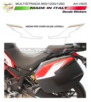 Pegatinas para fundas laterales de maleta - Ducati Multistrada 950 / 1200 / 1260 