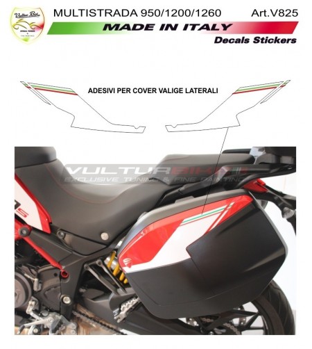 Autocollants pour les housses de valise latérales - Ducati Multistrada 950 / 1200 / 1260 