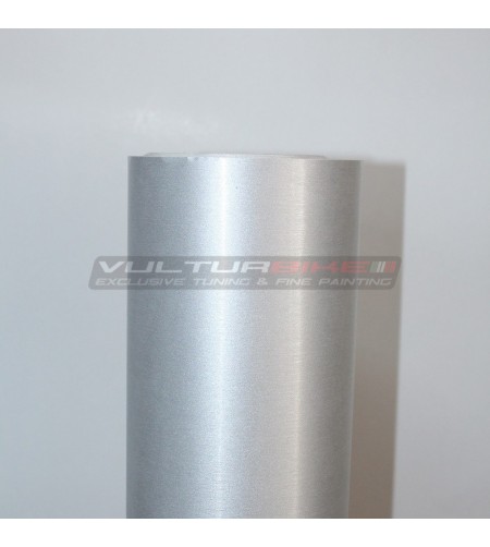 Klebefolie für wrapping satiniertes Aluminium 
