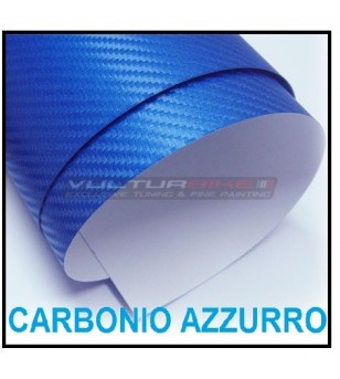 Adhesive wrapping film blue carbon 