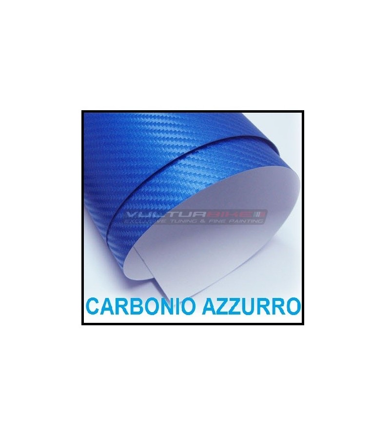 Película adhesiva para carbono wrapping azul cielo 