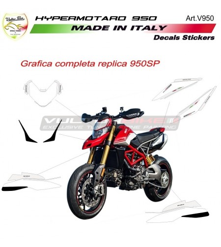 Ducati Hypemotard 950 SP Replica Sticker Kit - Ducati Hypermotard 950 