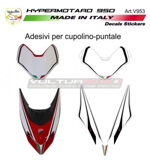 Front fairings stickers kit custom design 2019 - Ducati Hypermotard 950 