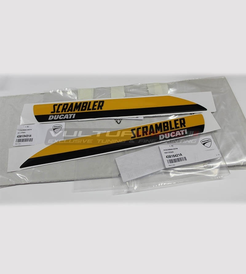 Original-Aufkleber Ducati Scrambler 36x4.5 cm 