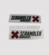 Adesivi ORIGINALI Ducati Scrambler 15x4 cm 
