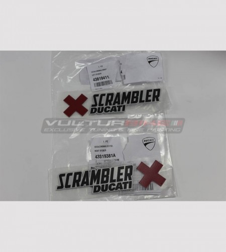ORIGINAL Ducati Scrambler stickers 15x4 cm 