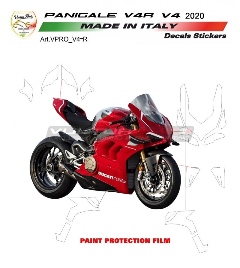 Pellicola protettiva PPF autorigenerante - Ducati Panigale V4 / V4S / V4R / V2 