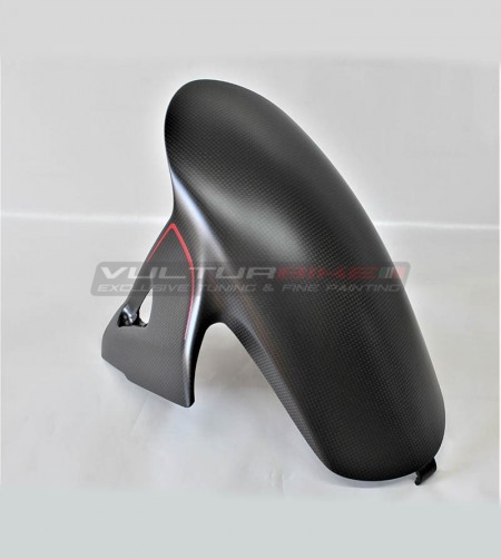 Guardabarros delantero de carbono personalizado - Ducati Panigale V4 / V4S / V4R / V2 2020 / Streetfighter V4 / V2