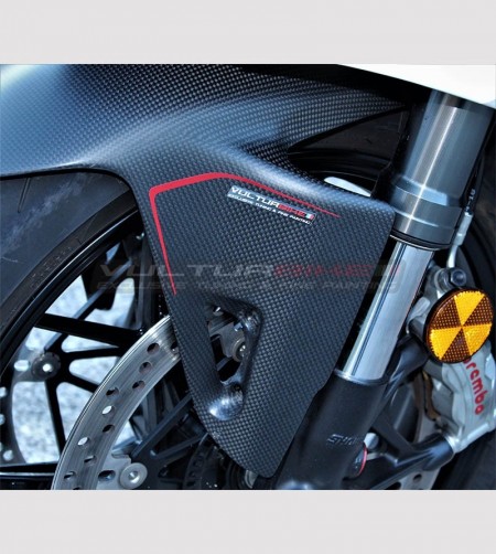 Guardabarros delantero de carbono personalizado - Ducati Panigale V4 / V4S / V4R / V2 2020 / Streetfighter V4 / V2