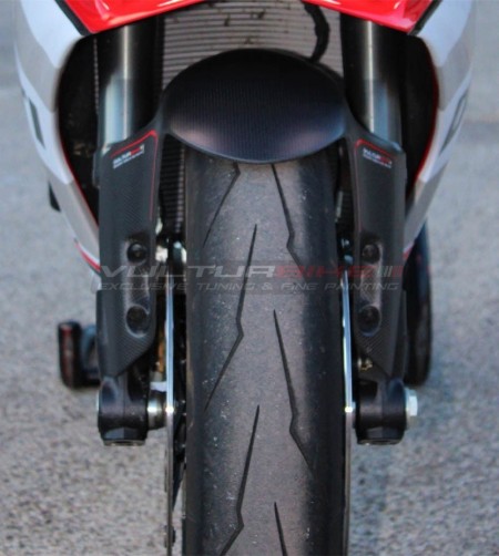 Aile avant en carbone personnalisée - Ducati Panigale V4 / V4S / V4R / V2 2020 / Streetfighter V4 / V2
