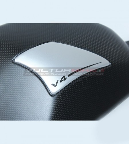 Couvercle de bras oscillant en carbone personnalisé avec curseur - Ducati Panigale V4 / V4S / V4R