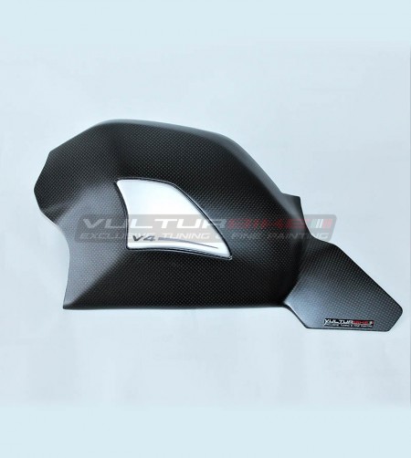 Custom Carbon swingarm cover with slider - Ducati Panigale V4 / V4S / V4R