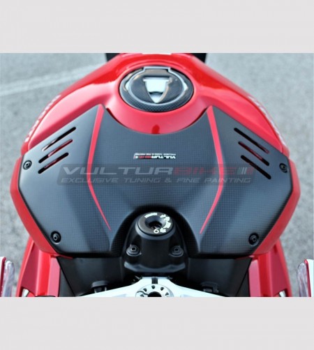 Cover serbatoio personalizzato in carbonio - Ducati Panigale V4 / V4S / V4R