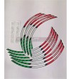Adesivo Ruote Tricolore Corse - Universale