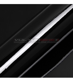 Película adhesiva para wrapping negro brillante 