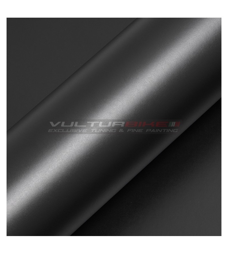 Adhesive wrapping film matt black 