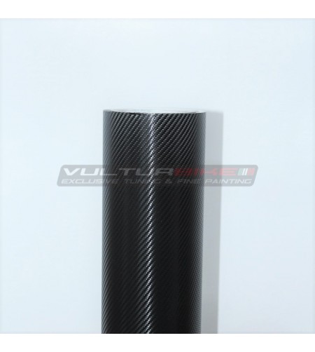 Película adhesiva para el efecto wrapping carbono 