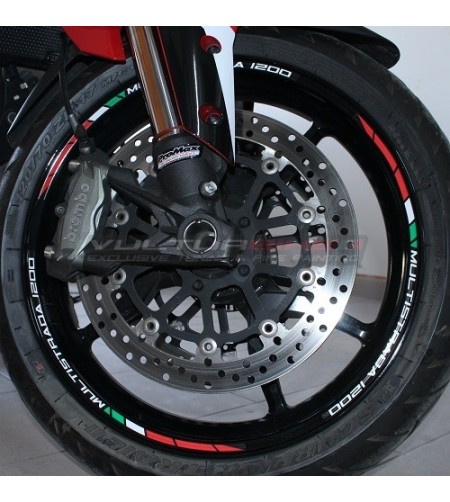 Kit Profili Adesivi Per Ruote - Ducati Multistrada 1200 / 1200 S / 1260 / 1260 S 