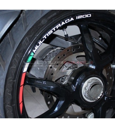 Adhesive profiles for wheels - Ducati Multistrada 1200 / 1200 S / 1260 / 1260 S 