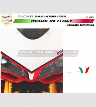 Pegatina de bandera para Domo - Ducati 848 1098 1198