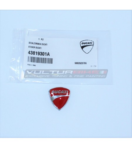 Original rote Schild Aufkleber - Ducati Multistrada 950 / 1200 / 1260 