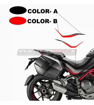 Grand Tour Design saddle pad stickers - Ducati Multistrada 1260 / 1200 from 2015 