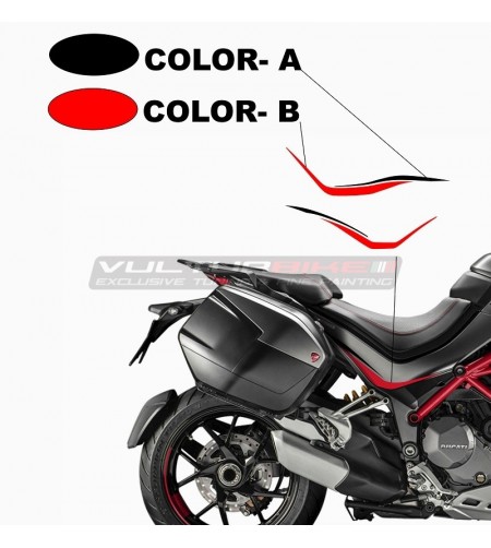 Autocollants pour la conception grand tour dessous - Ducati Multistrada 1260 / 1200 à partir de 2015 