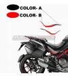 Autocollants pour la conception grand tour dessous - Ducati Multistrada 1260 / 1200 à partir de 2015 