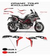 Benutzerdefinierte Grand Tour exklusive Design Aufkleber Kit - Ducati Multistrada 1260 S 