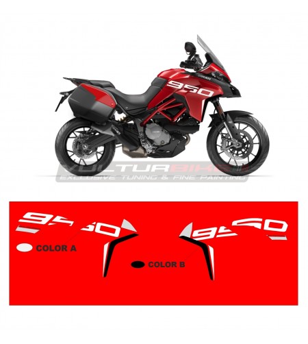 Stickers for side fairings Grand Tour Design - Ducati Multistrada 950 from 2019 