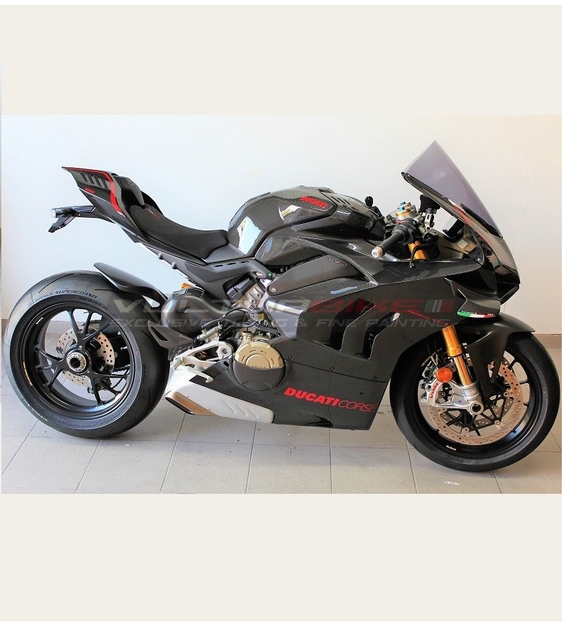 Kit de carenado completo de carbono de diseño personalizado - Ducati Panigale V4 / V4R / V4 2020