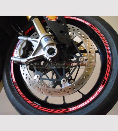 Kit profili adesivi personalizzati Superbike ruote universali