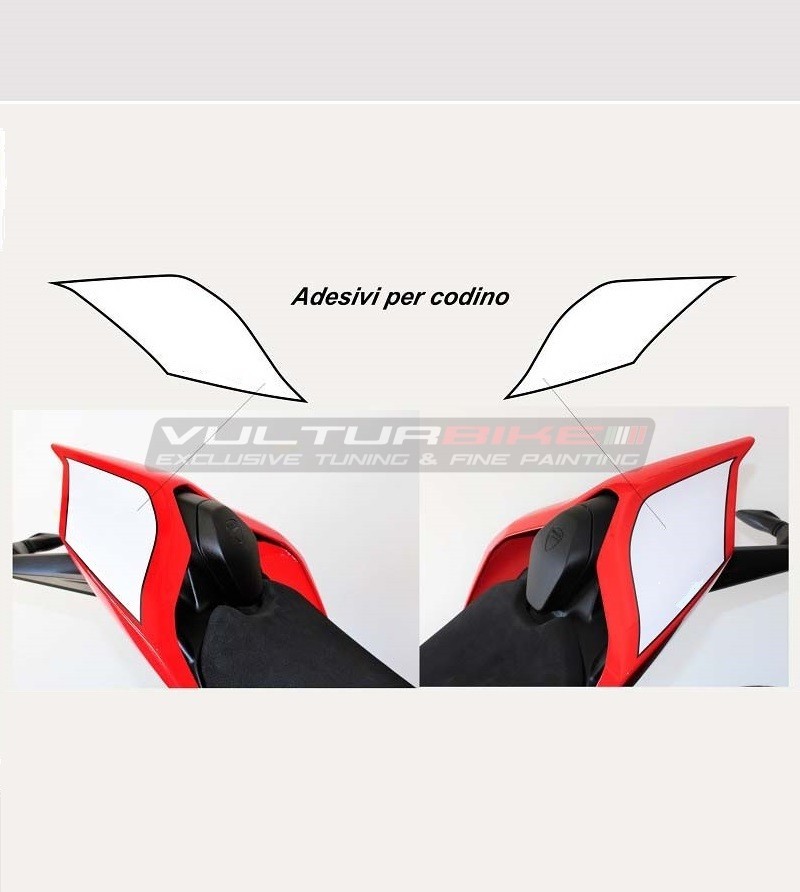 Stickers for tail black border - Ducati Panigale V2 2020 / Streetfighter V4 